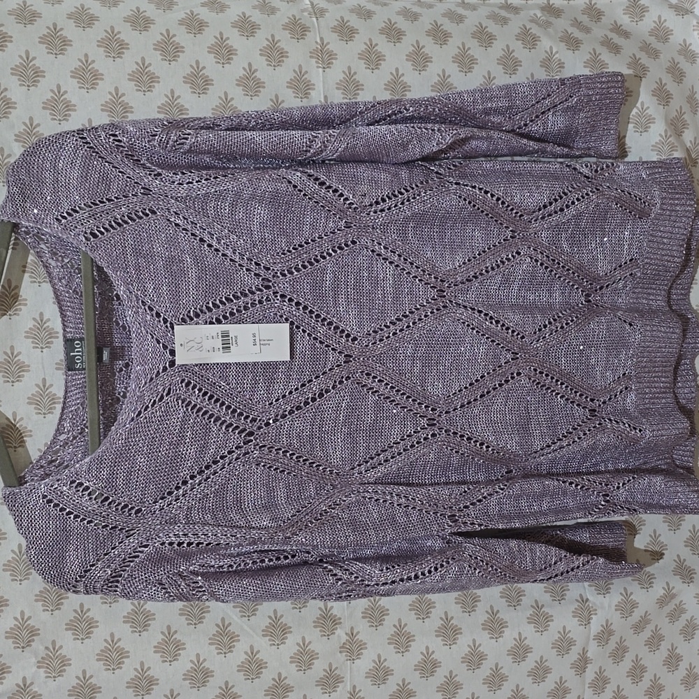 NWT- NY&C Purple Sweater